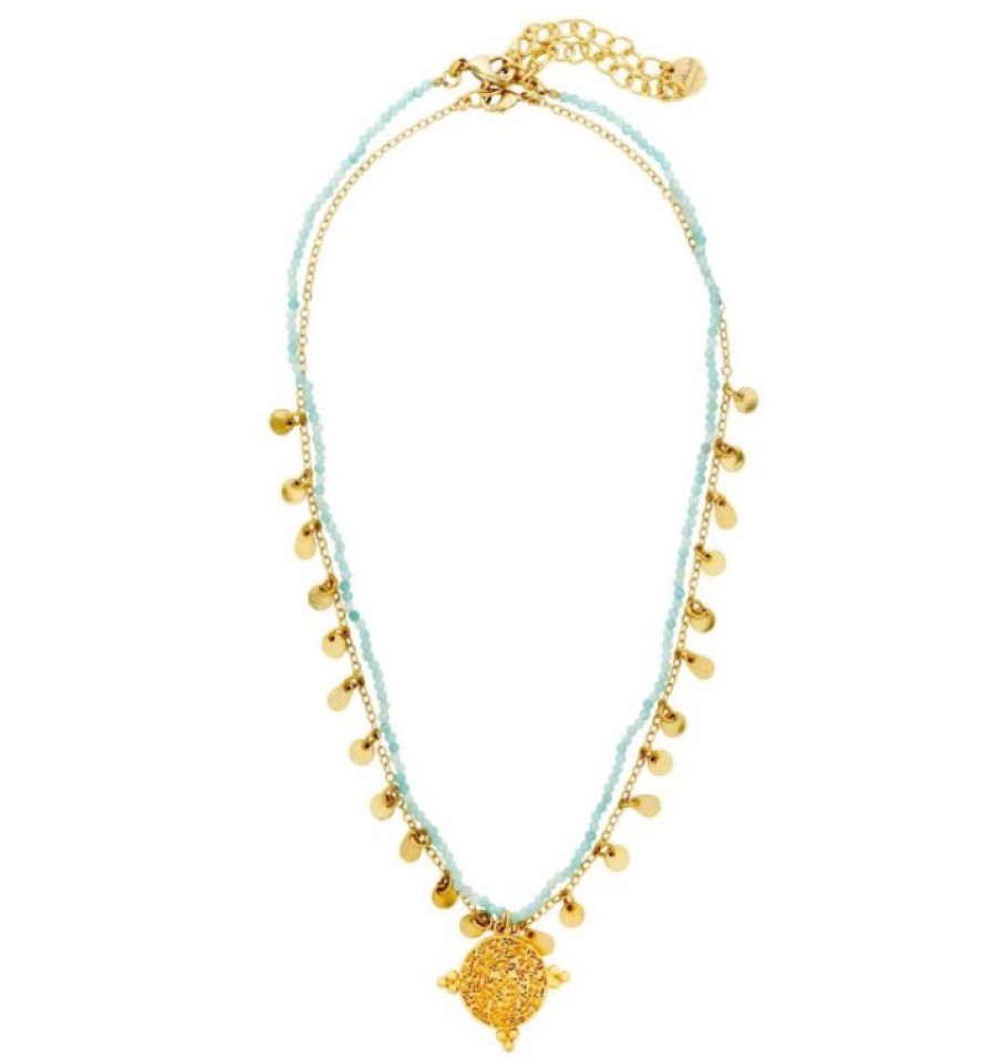 La Maison Necklaces | Brooke Amazonite Necklace Set - La Maison