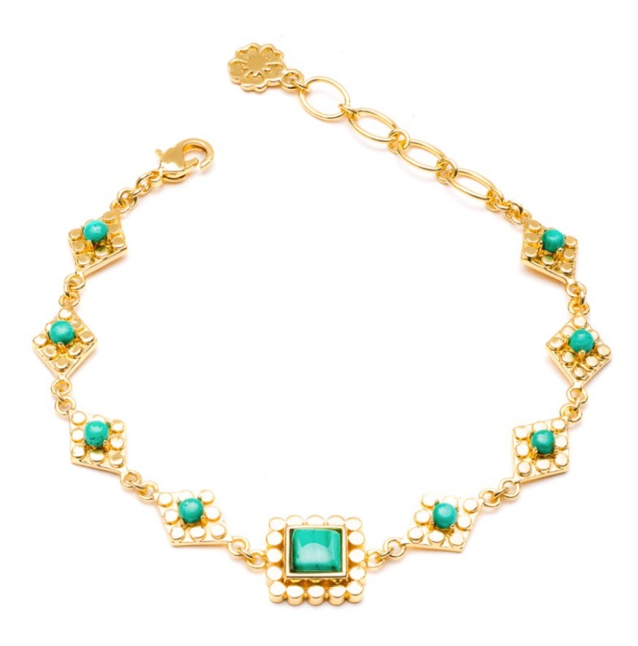 La Maison Bracelets | Azuni Multi Stone Malachite Bracelet - La Maison