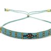 La Maison Bracelets | Boho Betty Matira Blue Beaded Friendship Bracelet - La Maison