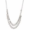 La Maison Necklaces | Two Row Boho Necklace Silver - La Maison