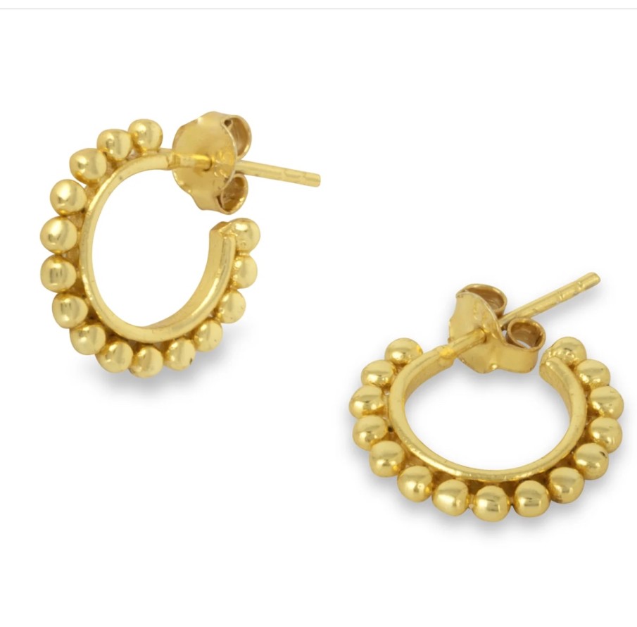 La Maison Earrings | Ashiana Amaya Gold Hoop Earrings - La Maison